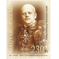 A képen a Boldog Batthyany - Strattman László bélyeg képe látható.