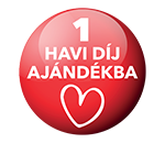 1 havi díj ajándékba
