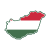 A képen Magyarország térképének piktogramja látható.
