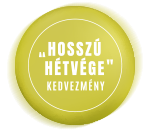 „Hosszú hétvége” kedvezmény